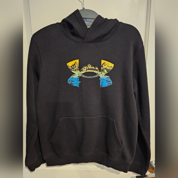 Bundle (2) Under Armour Hoodies Sz YLG - Picture 6 of 9